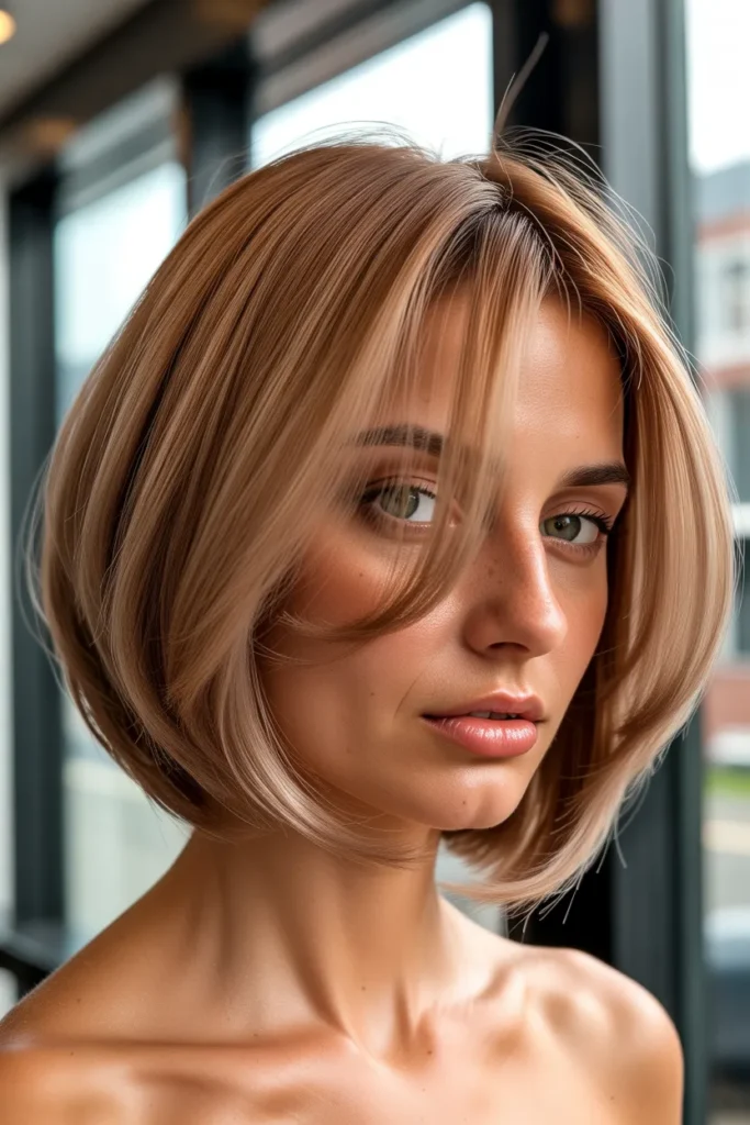 Curtain Bang Bob