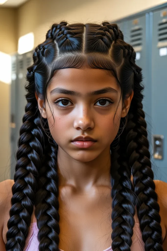 Double Dutch Braids