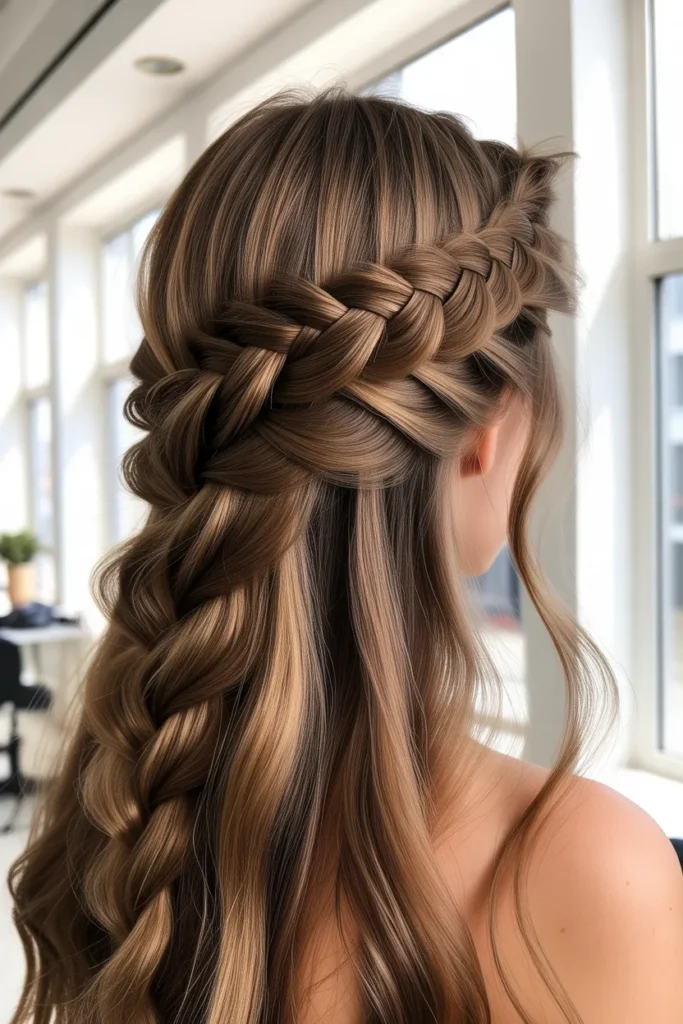 Fishtail Crown Braid