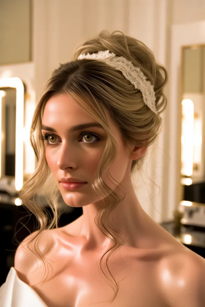 Lace Accent Updo