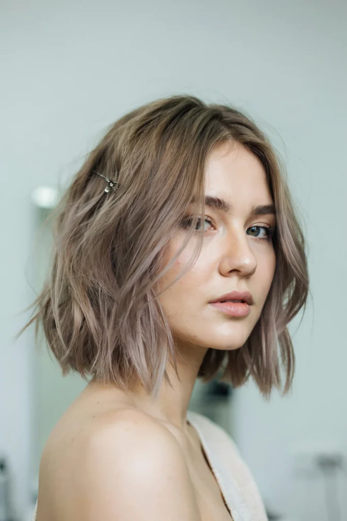 Lavender Mist Shag Bob