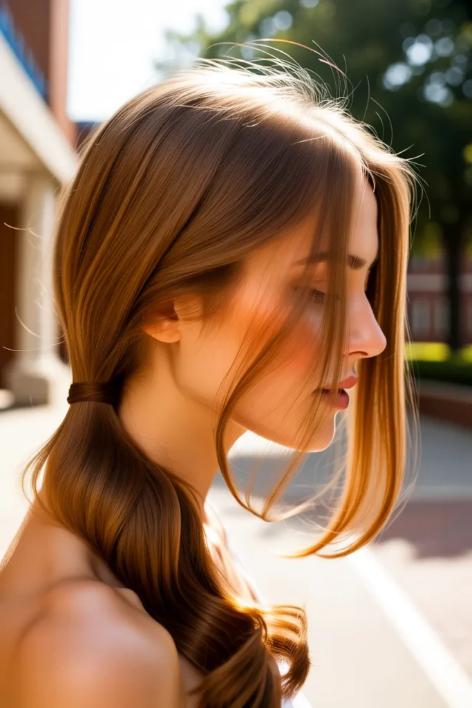 Layered Face Frame Pony