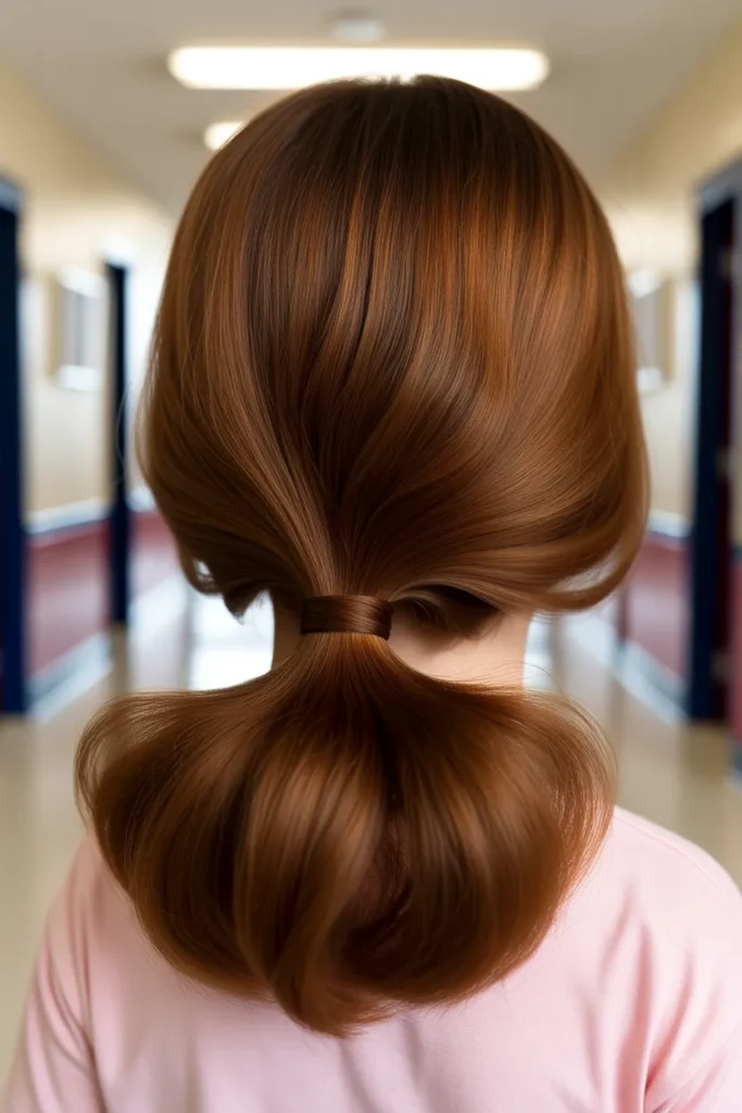 Low Bubble Ponytail