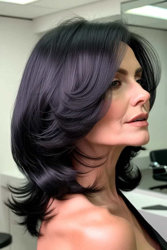 Midnight Feather Cut