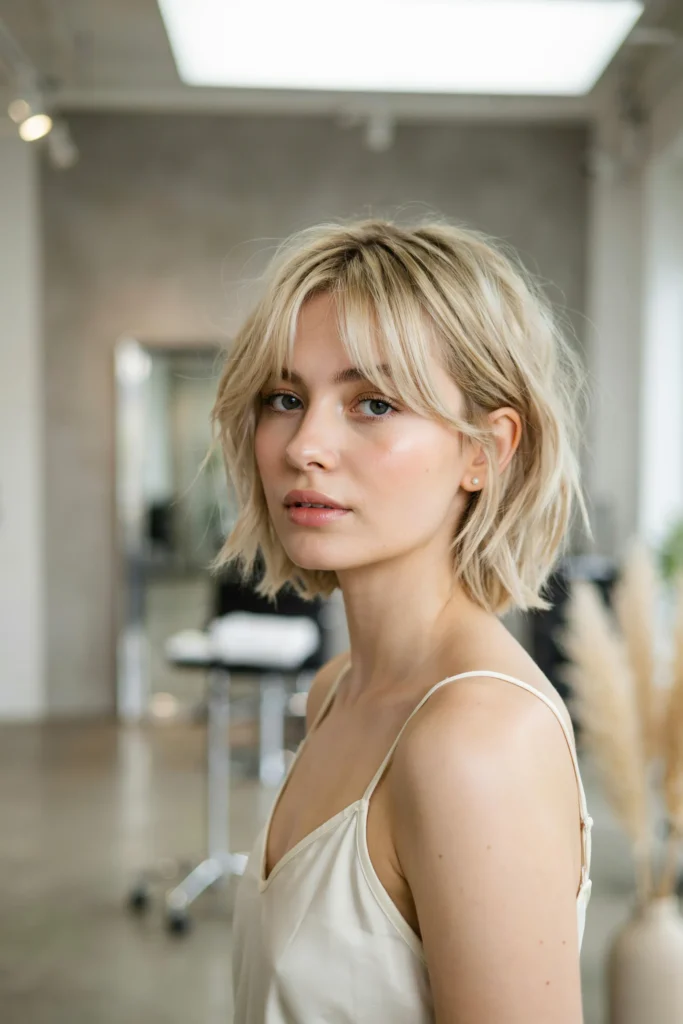 Pearl Blonde Texture Cut