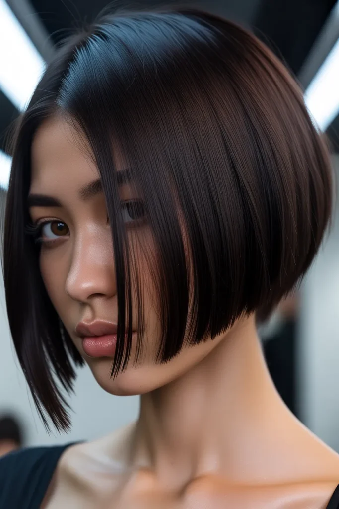 Razor Edge Bob Cut