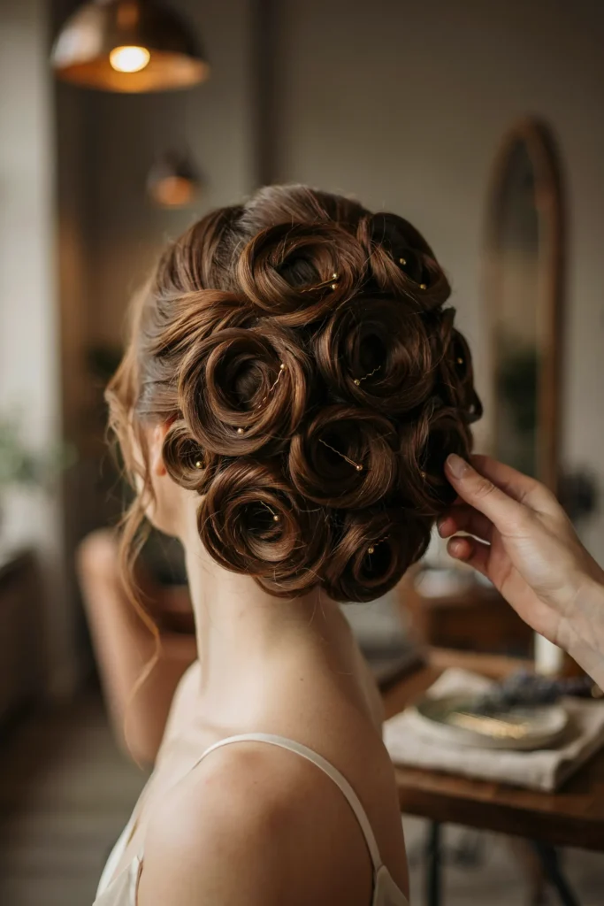 Rose Coil Updo
