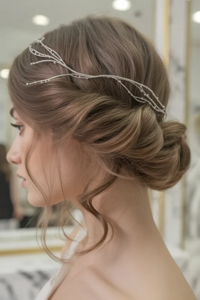 Silver Vine Curls