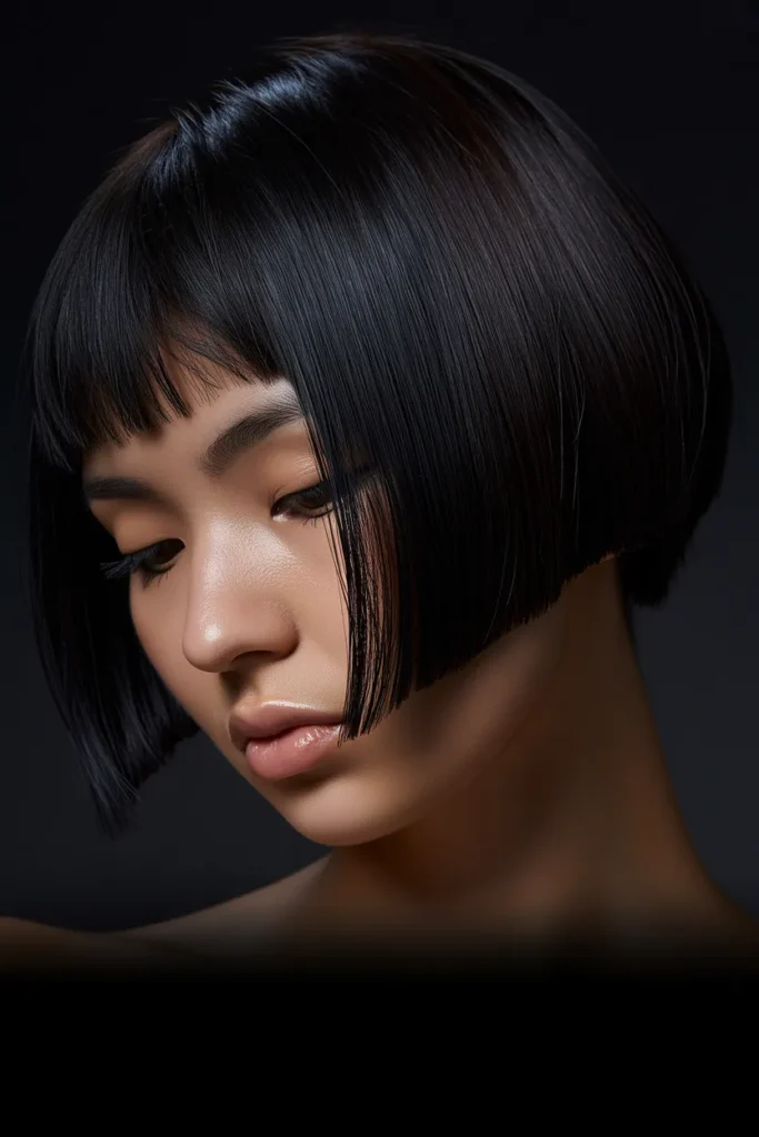 Sleek Angled Bob