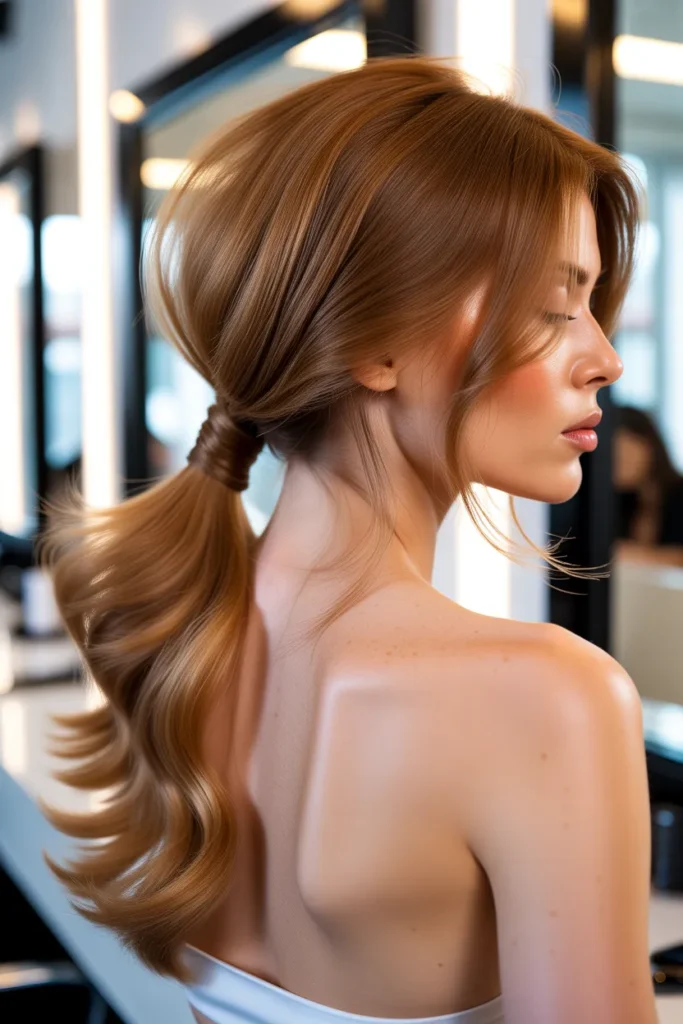 Soft Feather Ponytail