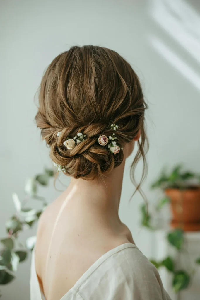 Soft Twisted Garden Bun