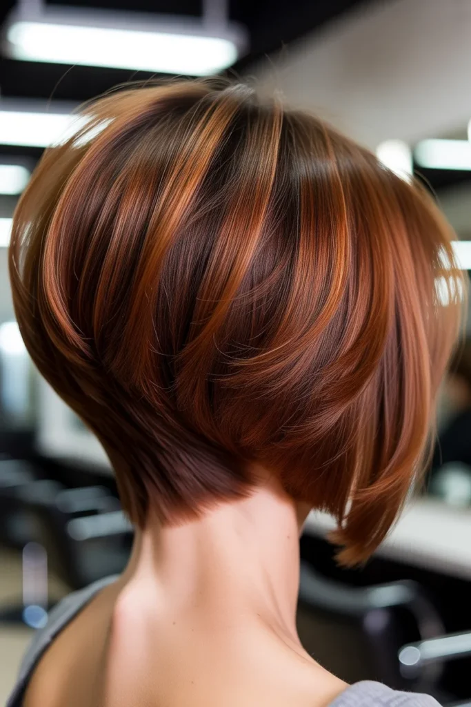 Stacked Crown Volume Bob