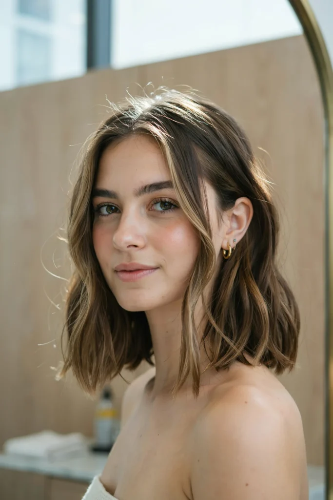 Textured Lob Cut