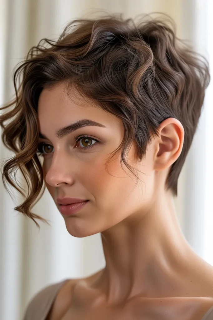 Wavy Taper Pixie