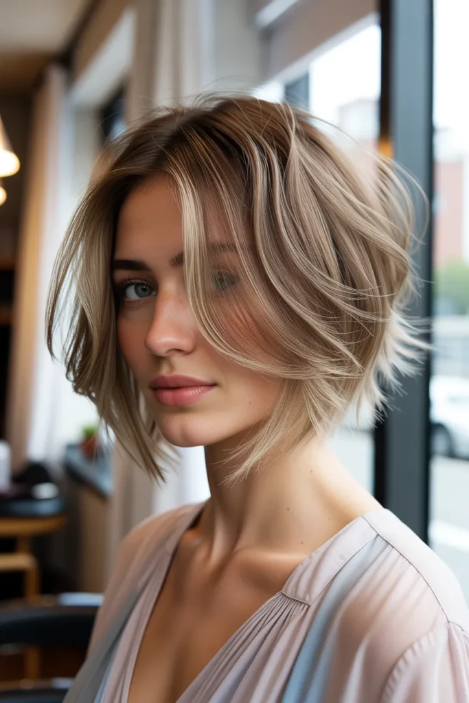 Wispy Feather Bob