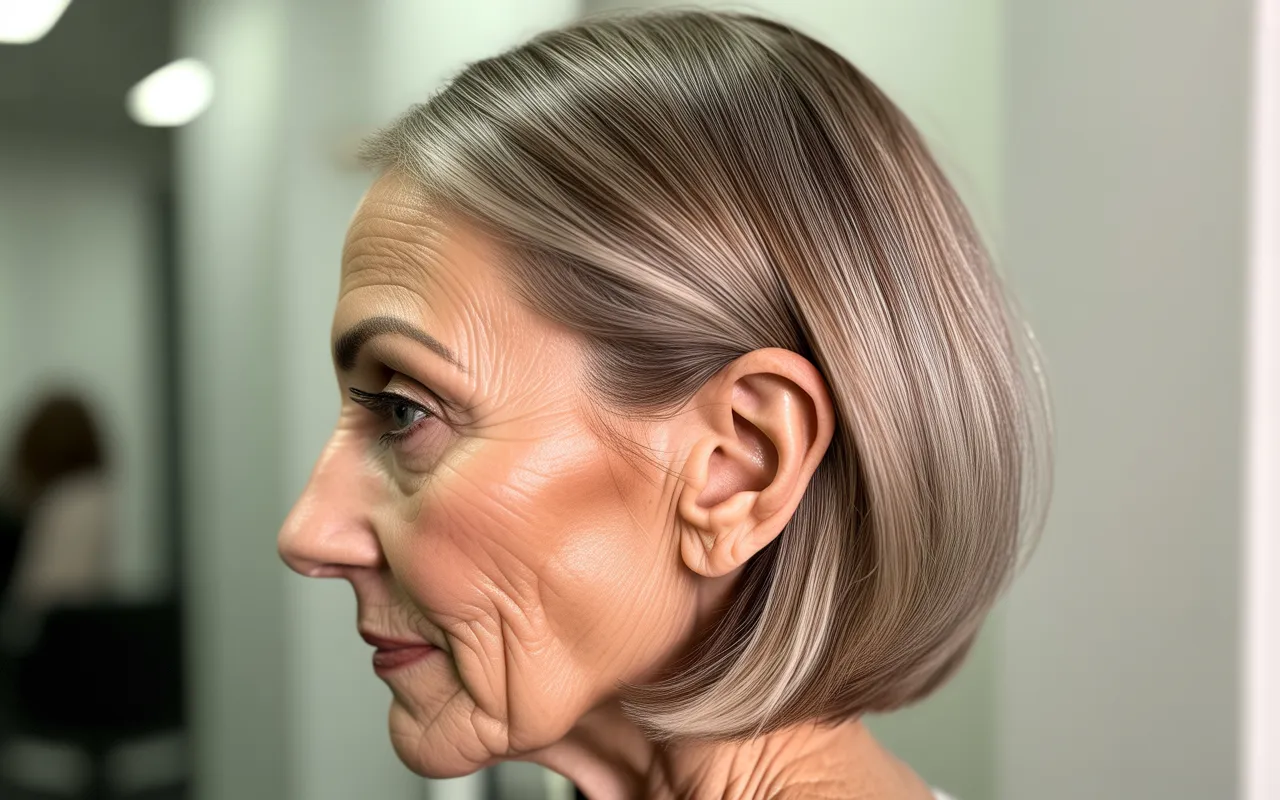 hairstyles for thin fine hair over 50