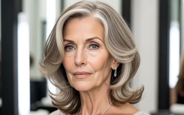 medium length hairstyles for women over 50