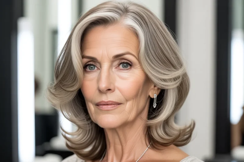 medium length hairstyles for women over 50