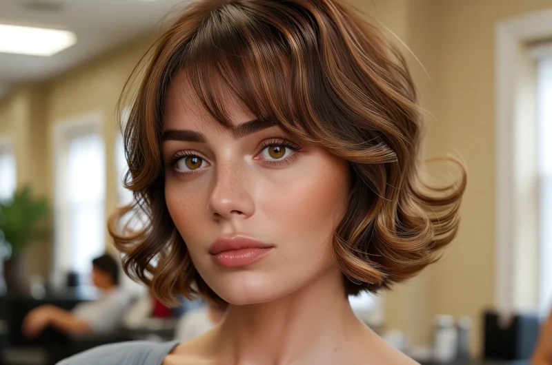short bob hairstyles with bangs
