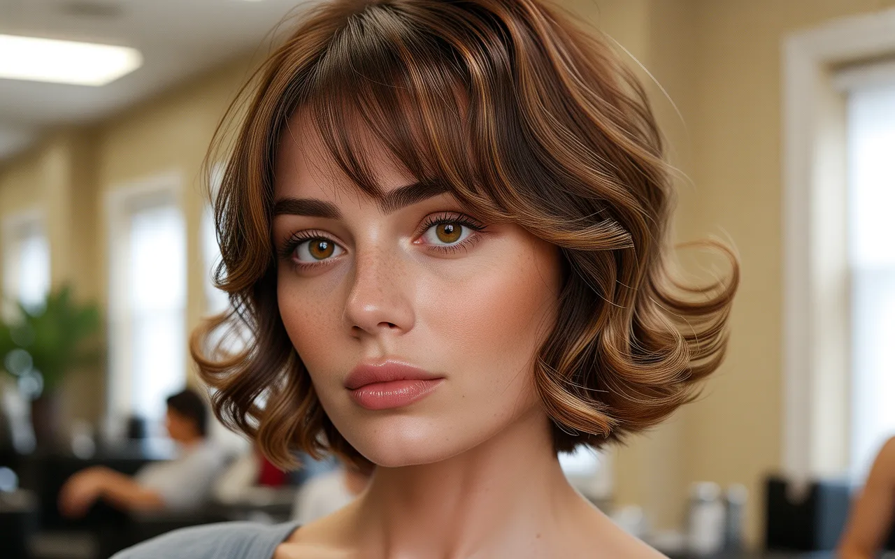 short bob hairstyles with bangs