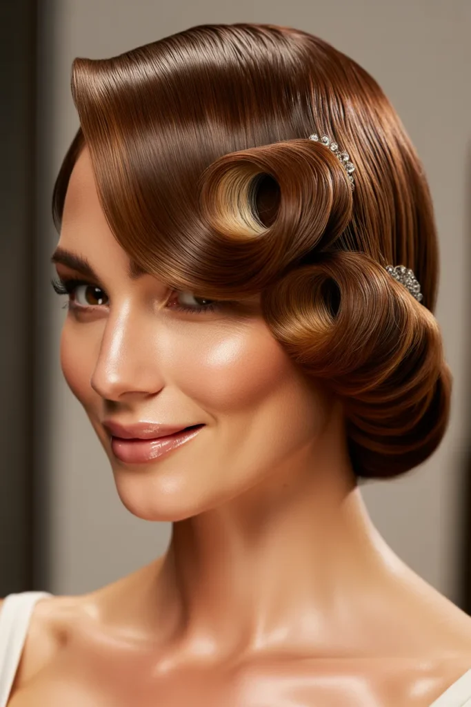 Crystal Pin Curls