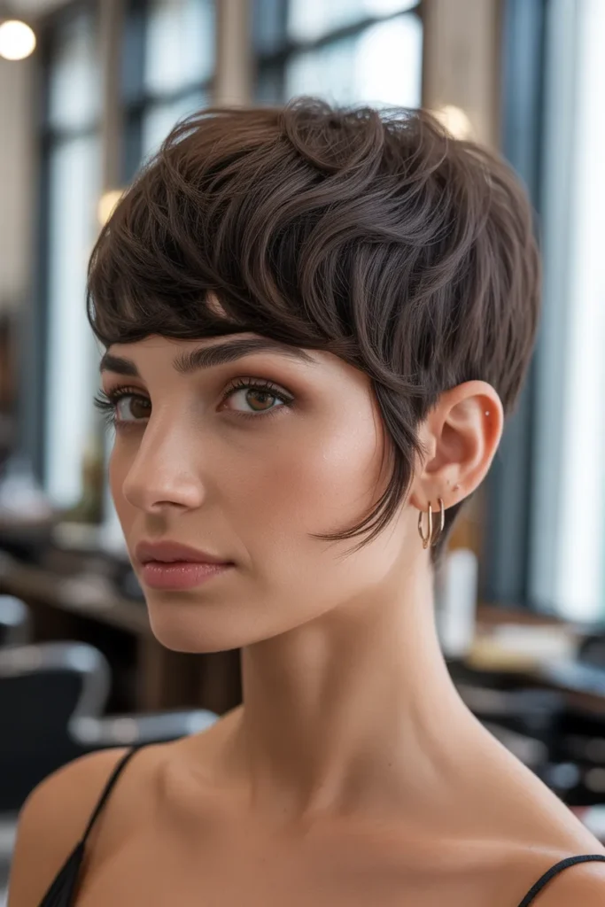 Curved French Pixie