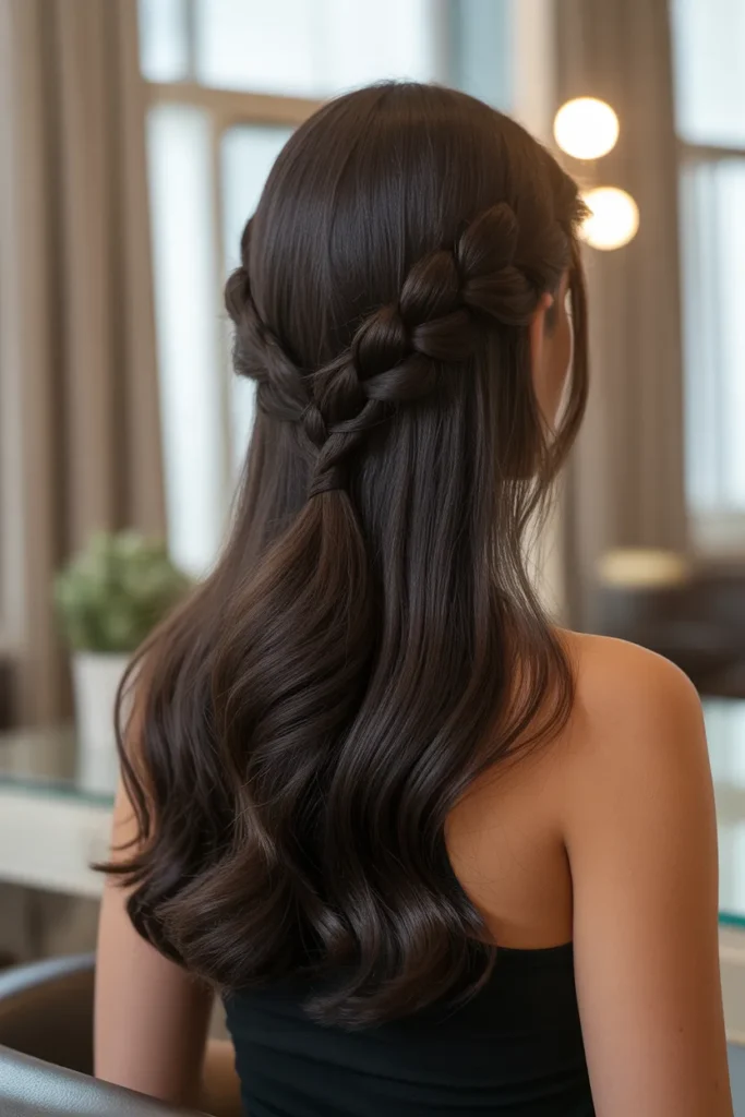Heart Twist Half-Up