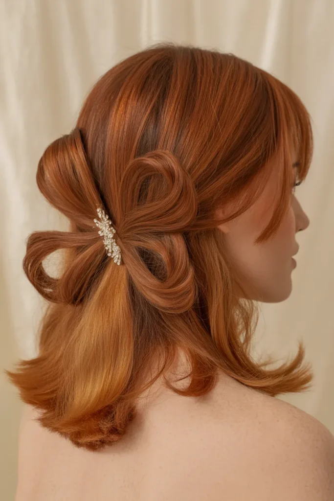 Layered Bow Updo