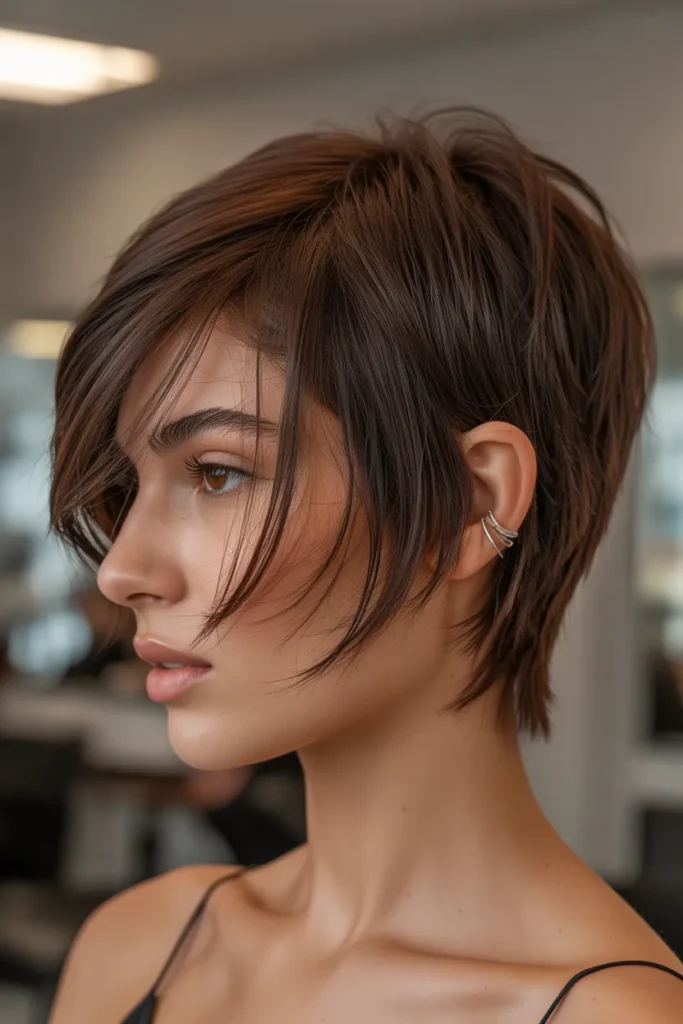 Razor Cut Side Sweep