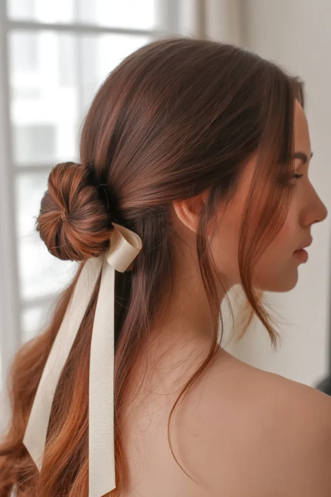 Ribbon Loop Bun