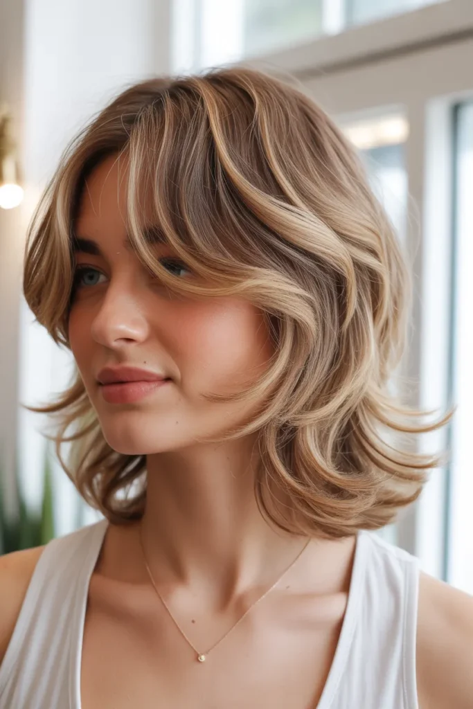 Sandy Blonde Shag