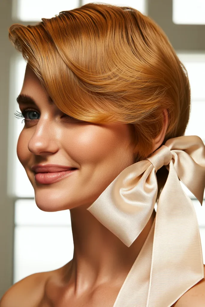 Satin Bow Sweep