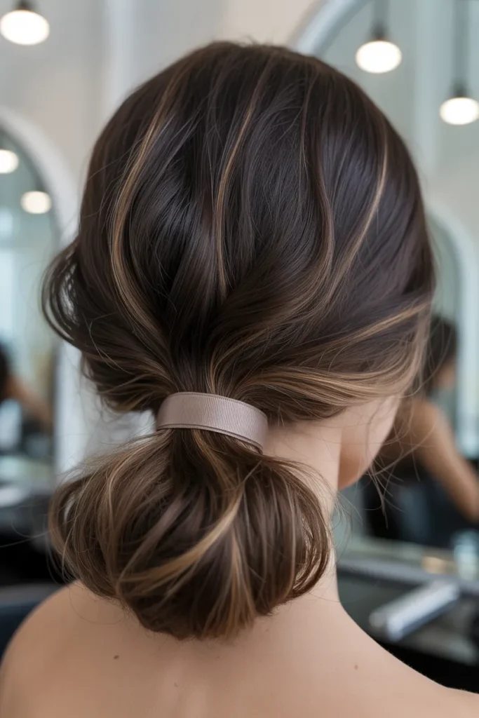 Sculpted Ribbon Bun
