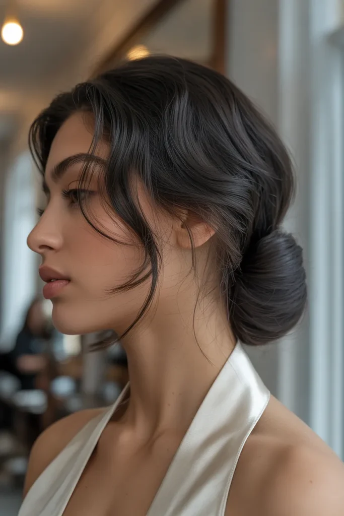 Silk Tucked Chignon