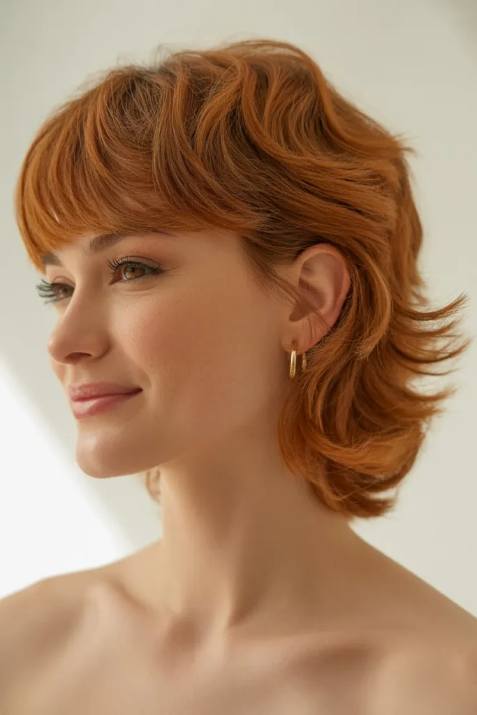 Textured Copper Shag