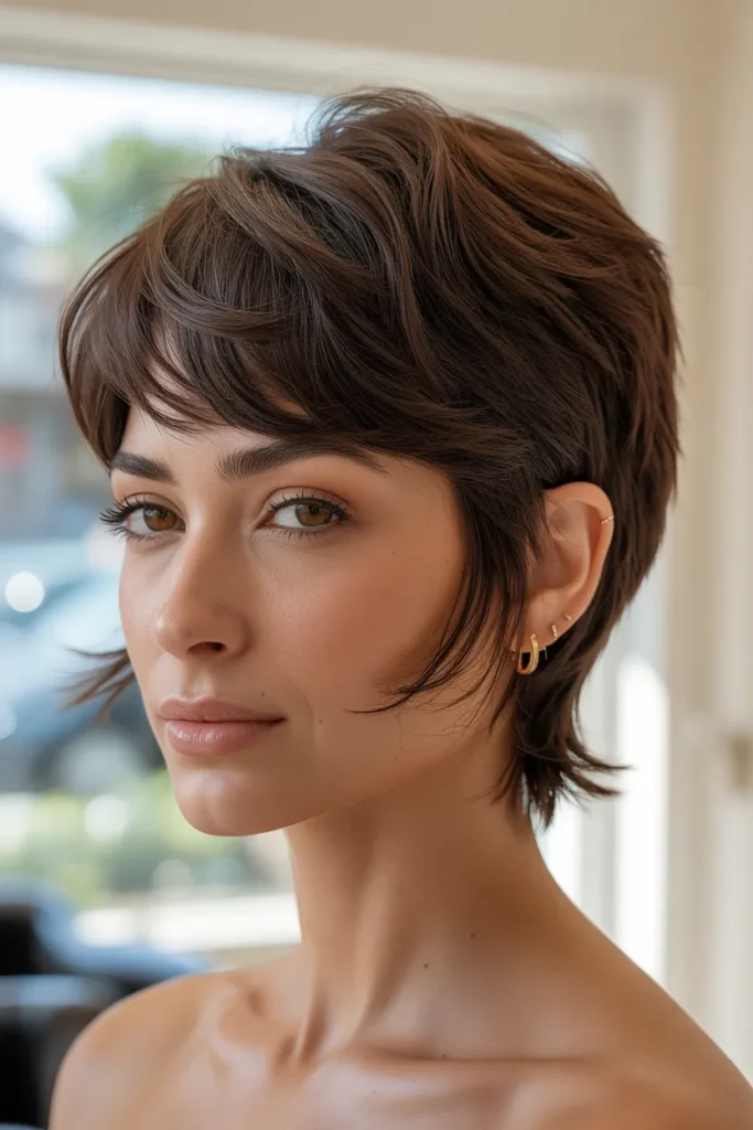 Tousled Sideburn Layers