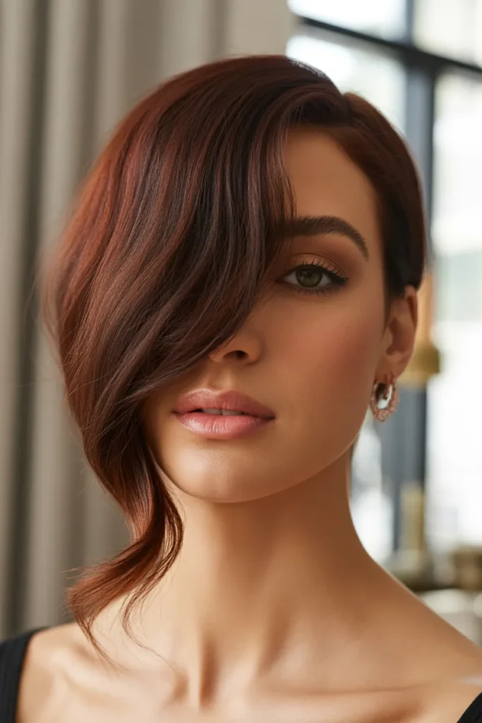Velvet Side Sweep