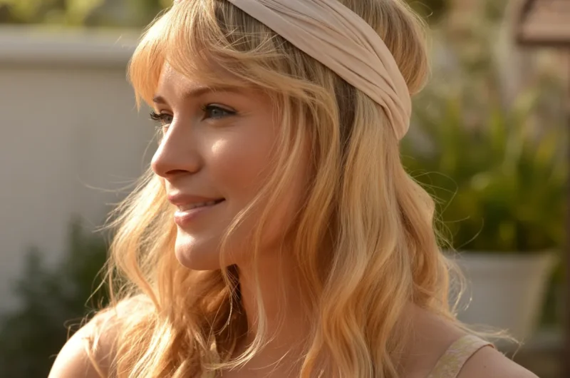 curtain bangs styles for long hair