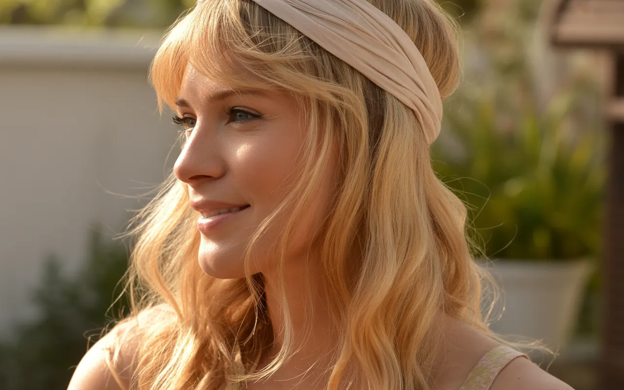 curtain bangs styles for long hair