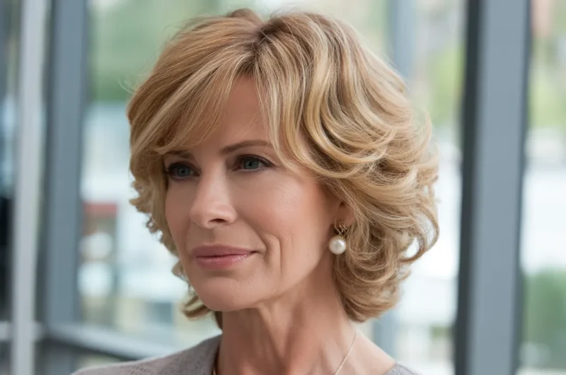 short shag haircuts for women over 50