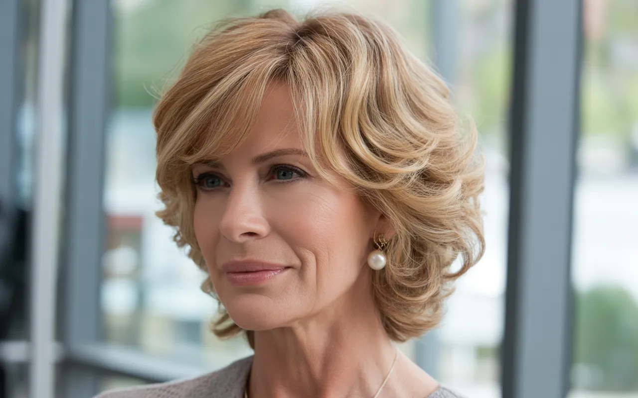 short shag haircuts for women over 50