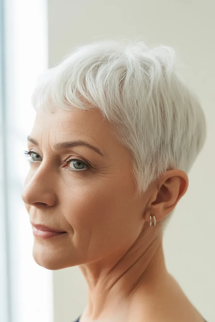 Brushed-Back Micro Pixie