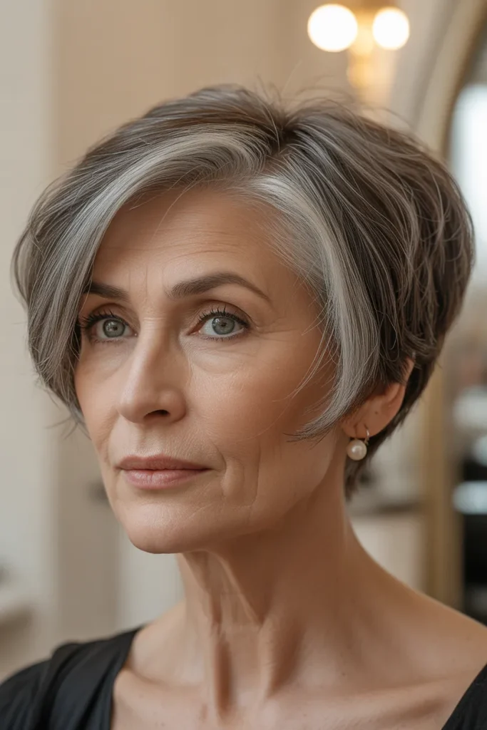 Brushed-Back Pixie Bob