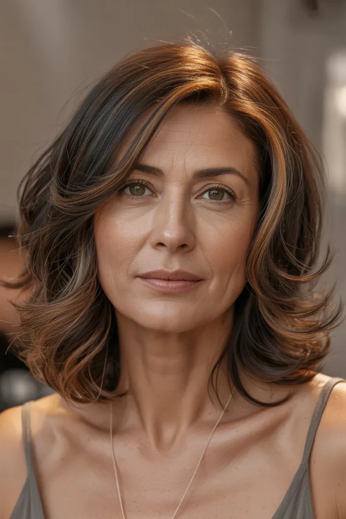 Curved Collarbone Shag