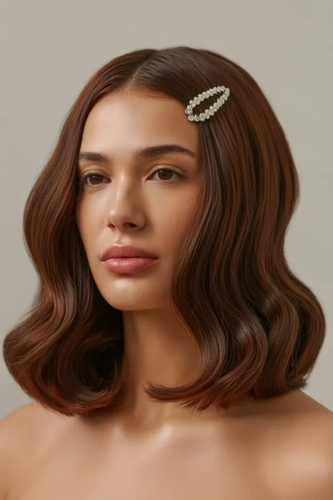 Glossy S-Wave Cut