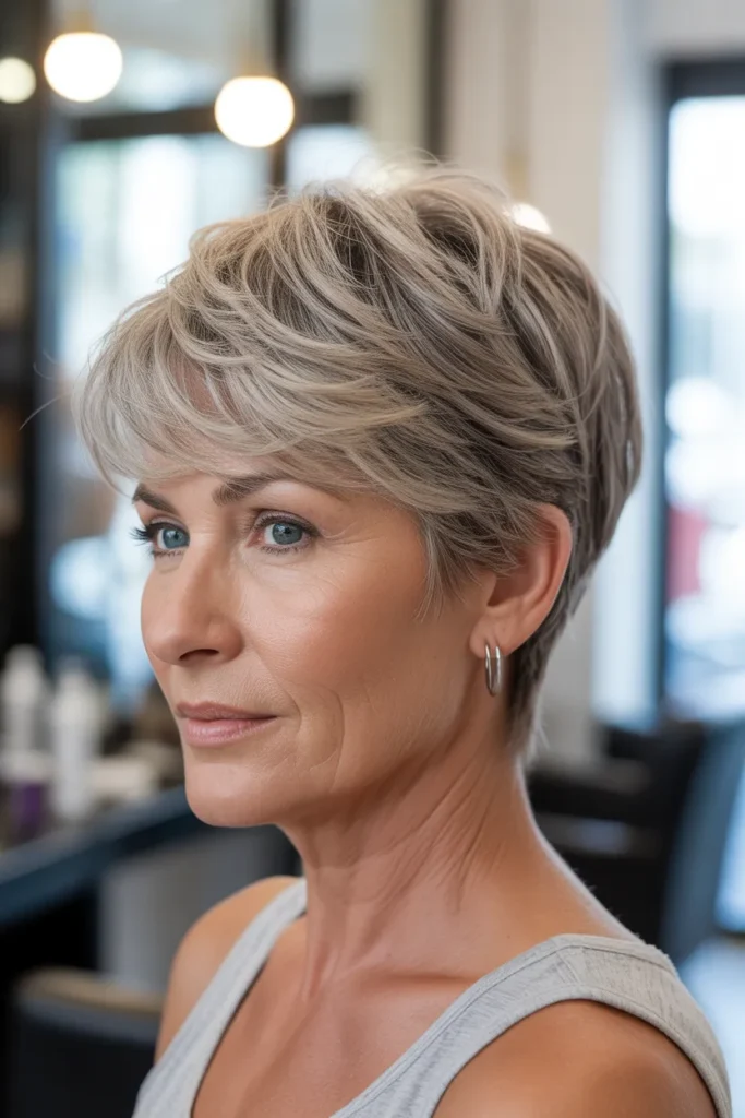 Layered Crown Pixie