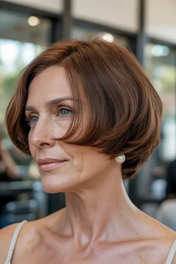 Rounded French Bob
