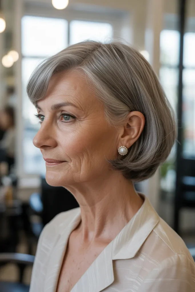 Rounded French Bob