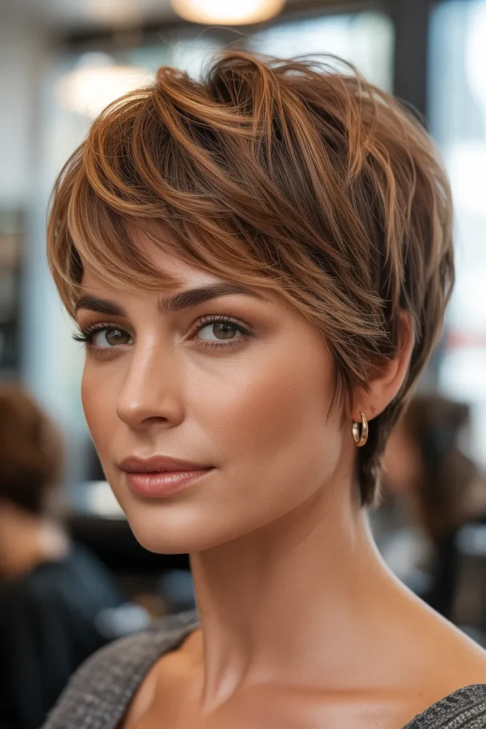 Rounded Pixie Shag
