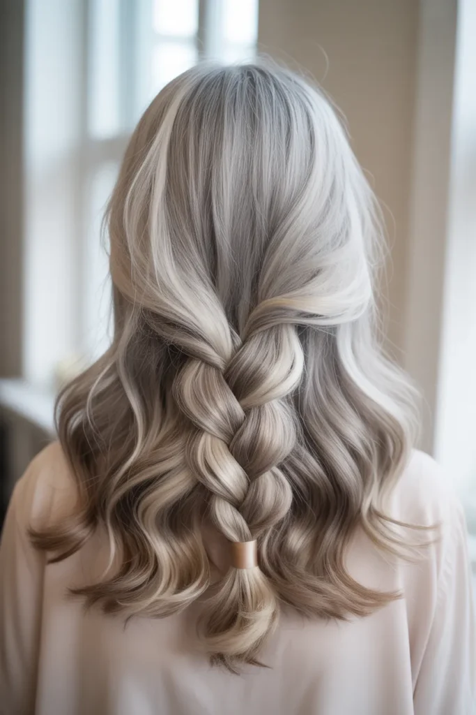 Silver Ribbon Braid